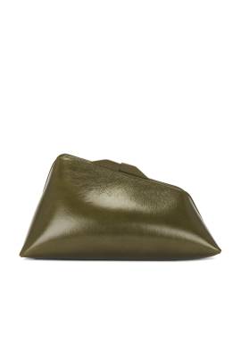 THE ATTICO CLUTCH 8.3 in Military-Grün - Green. Size all. von THE ATTICO