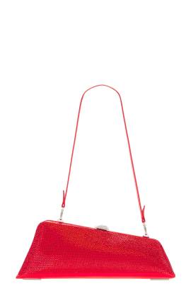 THE ATTICO CLUTCH LONG NIGHT in Vibrant Red - Red. Size all. von THE ATTICO