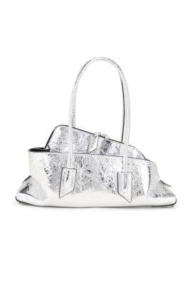 THE ATTICO TASCHE LA PASSEGGIATA SMALL in Silber - Metallic Silver. Size all. von THE ATTICO