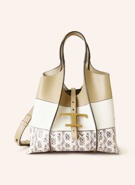 Tod's Handtasche Intarsio Mini weiss von TOD'S