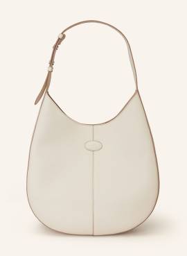 Tod's Hobo-Bag Mit Pouch weiss von TOD'S