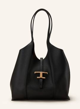 Tod's Shopper T Timeless Small Mit Pouch schwarz von TOD'S