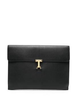 TOM FORD Aktentasche mit Logo-Schild - Schwarz von TOM FORD