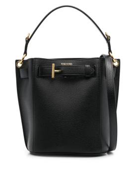 TOM FORD Beuteltasche aus Leder - Schwarz von TOM FORD