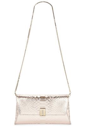 TOM FORD CLUTCH NOBILE in Champagner - Metallic Neutral. Size all. von TOM FORD