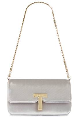 TOM FORD TASCHE WALLIS MINI in Silber - Metallic Silver. Size all. von TOM FORD