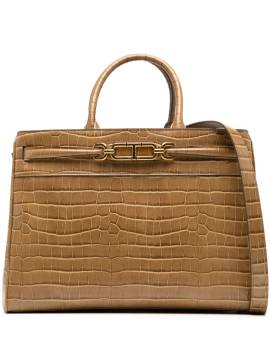 TOM FORD Tote Bag mit Kroko-Prägung - Nude von TOM FORD