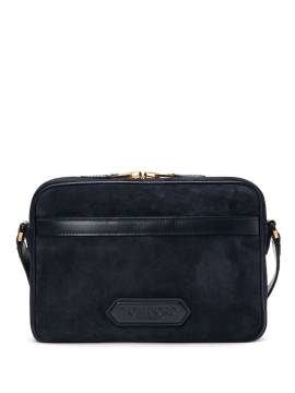 TOM FORD Kuriertasche aus Leder - Blau von TOM FORD