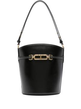 TOM FORD Beuteltasche mit Logo-Schild - Schwarz von TOM FORD