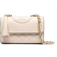 Tory Burch Shopper - Small Fleming Convertible Shoulder Bag - Gr. unisize - in Beige - für Damen von TORY BURCH