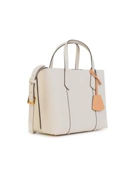 Tory Burch Tote - Small 'Perry' Ivory Leather Bag - Gr. unisize - in Weiß - für Damen von TORY BURCH