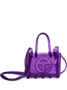 Telfar x Melissa kleine Jelly Shopper II Schultertasche - Violett von Telfar