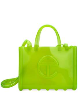 Telfar x Melissa mittelgroße Jelly Shopper II Schultertasche - Grün von Telfar