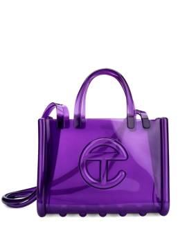 Telfar x Melissa mittelgroße Jelly Shopper II Schultertasche - Violett von Telfar