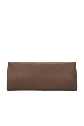 The Row TASCHE FLAT in Davy's Grey ANS - Brown. Size all. von The Row