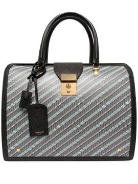 Thom Browne Aktentasche mit diagonalen Streifen - Blau von Thom Browne