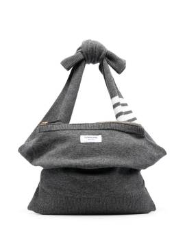 Thom Browne Kuriertasche mit Reißverschluss - Grau von Thom Browne