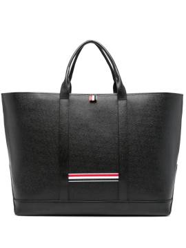 Thom Browne Shopper mit Streifen - Schwarz von Thom Browne