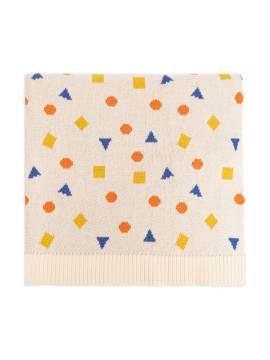 Tiny Cottons Decke mit geometrischem Intarsienmuster - Nude von Tiny Cottons