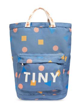 Tiny Cottons Tote Bag mit geometrischem Logo-Print - Blau von Tiny Cottons