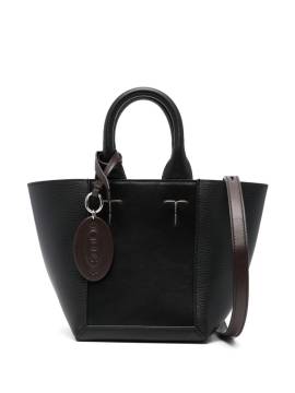 Tod's Mini Tote Bag mit Logo-Anhänger - Schwarz von Tod's