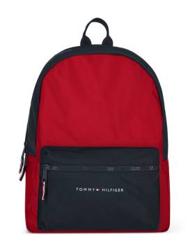 Tommy Hilfiger Junior Rucksack in Colour-Block-Optik - Rot von Tommy Hilfiger Junior