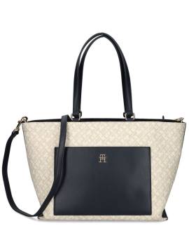 Tommy Hilfiger Handtasche mit Print - Nude von Tommy Hilfiger