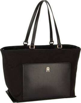 Tommy Hilfiger TH Distinct Tote PF24  in Schwarz (18.4 Liter), Handtasche von Tommy Hilfiger