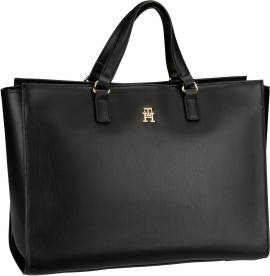 Tommy Hilfiger TH Fresh Satchel PF24  in Schwarz (12.3 Liter), Handtasche von Tommy Hilfiger