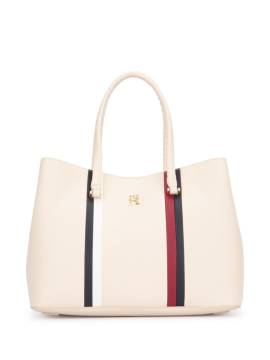 Tommy Hilfiger TH Monogram Tote Bag - Nude von Tommy Hilfiger