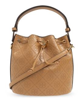 Tory Burch Beuteltasche mit Logo-Prägung - Braun von Tory Burch