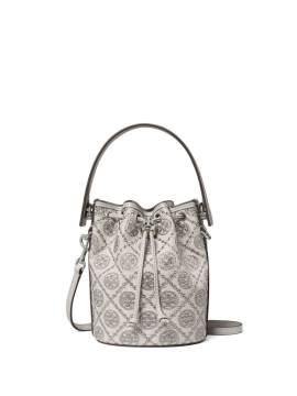 Tory Burch Beuteltasche mit T-Monogramm - Nude von Tory Burch