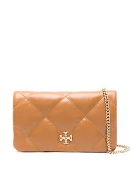 Tory Burch Kira Portemonnaie mit Kettenriemen - Braun von Tory Burch