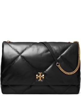 Tory Burch Kira Schultertasche mit Rautensteppung - Schwarz von Tory Burch