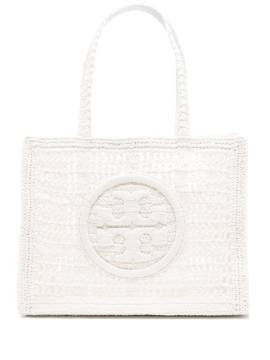 Tory Burch Kleine Ella Hökeltasche - Weiß von Tory Burch