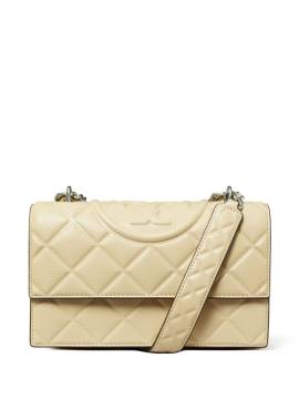 Tory Burch Kleine Fleming Schultertasche - Nude von Tory Burch