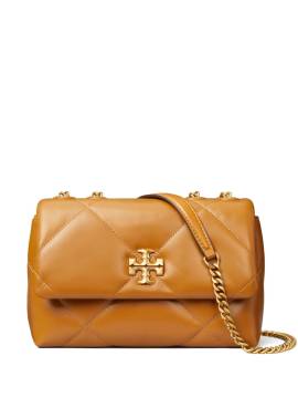 Tory Burch Kleine Kira Schultertasche mit Rautensteppung - Braun von Tory Burch