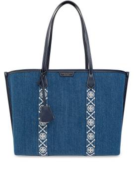 Tory Burch Perry Handtasche aus Denim - Blau von Tory Burch