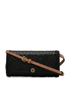 Tory Burch Schultertasche mit Monogramm - Schwarz von Tory Burch