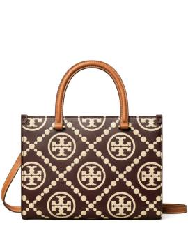 Tory Burch T Monogram Square Tote Bag - Braun von Tory Burch