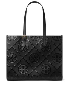 Tory Burch Shopper mit Monogramm-Prägung - Schwarz von Tory Burch