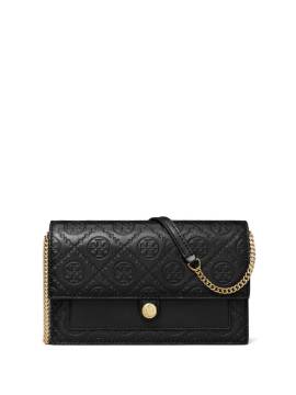 Tory Burch Portemonnaie mit T-Monogramm - Schwarz von Tory Burch