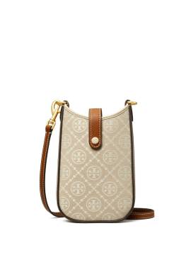 Tory Burch Umhängetasche mit T-Monogramm - Nude von Tory Burch