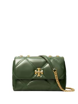 Tory Burch Kleine Kira Schultertasche mit Rautensteppung - Grün von Tory Burch