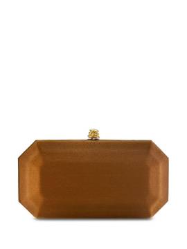 Tyler Ellis Kleine Perry Clutch - Braun von Tyler Ellis