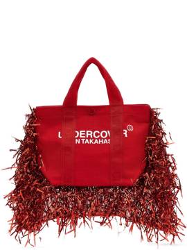 Undercover Handtasche mit Fransen - Rot von Undercover