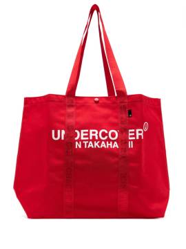 Undercover Tote Bag mit Logo-Print - Rot von Undercover