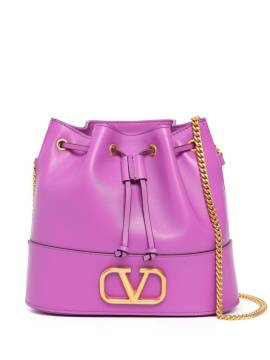 Valentino Garavani Beuteltasche mit VLogo - Violett von Valentino Garavani