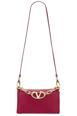 Valentino Garavani CLUTCH VLOGO CHAIN in Deep Scarlet - Red. Size all. von Valentino Garavani