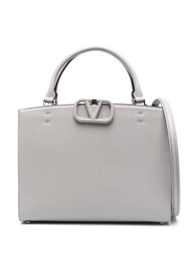 Valentino Garavani Handtasche mit Logo-Schild - Grau von Valentino Garavani